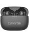 Безжични слушалки Canyon - CNS-TWS10, ANC, черни - 2t