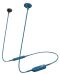 Безжични слушалки с микрофон Panasonic - RP-NJ310BE-A, сини - 1t
