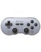 Безжичен контролер 8BitDo - SN30 Pro, Hall Effect Edition, сив (Nintendo Switch/PC) - 1t