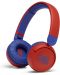 Детски слушалки с микрофон JBL - JR310 BT, безжични, червени - 1t