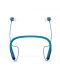 Безжични слушалки Energy Sistem - Earphones Neckband 3, сини - 2t