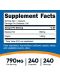 Betaine HCL + Pepsin, 240 капсули, Nutricost - 2t