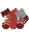 Бебешки хавлиени чорапи Sterntaler - За момиче, 13/14, 0-4 месеца, 3 чифта - 1t