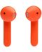 Безжични слушалки с микрофон JBL - T225 Ghost, TWS, оранжеви - 3t