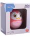 Бебешка дрънкалка Happy World - Roly Poly, Penguin 2, розова - 2t