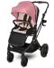 Бебешка количка 2 в 1 Lorelli - Glory, с адаптори, Pink - 5t