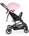 Бебешка лятна количка Moni - Colibri, розова - 4t