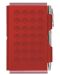 Бележник Troika Flip Notes - Red Scale, с метален калъф и химикалка - 1t