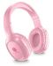 Безжични слушалки с микрофон Cellularline - Music Sound Basic, розови - 1t