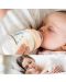 Бебешко стъклено шише NIP - Flow S, 0 м+, 120 ml, Girl - 4t