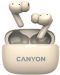 Безжични слушалки Canyon - CNS-TWS10, ANC, бежови - 1t