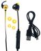 Безжични спортни слушалки с микрофон Tellur - Speed, жълти - 3t