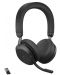 Безжични слушалки с микрофон Jabra - Evolve  2 75 UC USB, ANC, черни - 1t