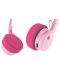 Безжични слушалки с микрофон Defunc - Mondo Freestyle, розови - 4t