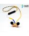 Безжични слушалки Fusion Embassy - Tribal Warrior, жълти/сини - 6t
