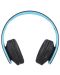 Безжични слушалки PowerLocus - P2, черни/сини - 3t