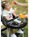 Бебешко столче за хранене BabyJem - Черно - 5t
