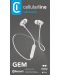 Безжични слушалки с микрофон Cellularline - Gem, бели - 4t