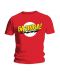 Тениска Big Bang Theory Bazinga, червена, размер M - 1t
