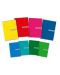 Комплект от 10 тетрадки Blasetti Eco - Color Club II, А5, 40 листа, малки квадратчета - 2t