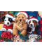 Блестящ пъзел Master Pieces от 500 части - Коледни кученца - 2t