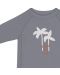 Блуза за плаж Lassig - Splash & Fun, Palms, grey, размер 62/68, 3-6 м - 3t