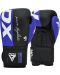 Боксови ръкавици RDX - Rex F4 , черни/сини - 1t