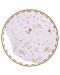 Боди с дълъг ръкав Bio Baby - Органичен памук, 80 cm, 12 месеца, бяло-розово - 2t