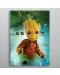 Метален постер Displate - Guardians of the Galaxy Vol 2 - Baby Groot in Space - 3t