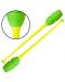 Бухалки за художествена гимнастика Maxima - 45.5 cm, зелени/жълти - 1t