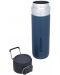 Бутилка за вода Stanley Go - Quick Flip, 0.7 L, синя - 3t