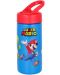 Бутилка със сламка Stor Super Mario - 410 ml - 1t