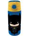 Бутилка за вода Graffiti Batman - Със сламка, 500 ml - 1t