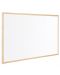 Бяла дъска Bi-Office - 90 х 60 cm, дървена рамка - 1t