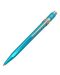 Автоматична химикалка Caran d'Ache 849 Metal Collection Turquoise – Син, 0.7 mm - 1t
