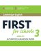 Cambridge English First for Schools 3 Audio CDs - 1t
