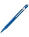 Автоматична химикалка Caran d'Ache 849 Metal Collection Metallic Blue – Син - 1t