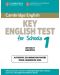 Cambridge Key English Test for Schools 1 Student's Book without answers - 1t