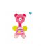 Бебешка водна чесалка с дрънкалка Canpol - Bear, розова - 1t