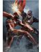 Метален постер Displate - Marvel: Civil War Divided We Fall - Cap Vs Iron Man - 1t