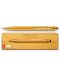 Автоматична химикалка Caran d'Ache 849 Special Edition Collection Gold Bar  – Син - 3t