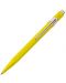 Автоматична химикалка Caran d'Ache 849 Metal Collection Yellow – Син - 1t