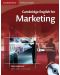Cambridge English for Marketing Student's Book with Audio CD - 1t