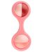 Canpol Дрънкалка с въртящи се топчета Barbell, розова - 1t