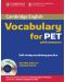 Cambridge Vocabulary for PET Student Book with Answers and Audio CD - 1t