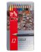 Цветни акварелни моливи Caran d'Ache Pablo – 12 цвята - 1t