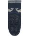 Чорапи с неплъзгащо стъпало Sterntaler - Делфин, 17/18 размер, 6-12 м, тъмносини - 2t