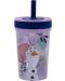 Чаша със сламка Stor Frozen - Trust the Journey, 465 ml - 2t