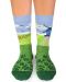 Чорапи Pirin Hill - Arty Socks Tulips and Mills, размер 43-46, зелени - 2t