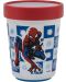 Чаша с неплъзгаща се основа Stor Spider-Man - Arachnid Grid, 260 ml - 1t